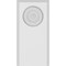 Ekena Millwork Standard Foster Bullseye Plinth Block with Beveled Edge, 3"W x 6"H x 1"P PBP030X060X100FOS03 - alternate 4